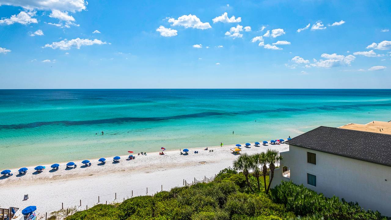 BeachCrest 604 Gulf views from the balcony BeachCrest 604 Gulf views from the balcony