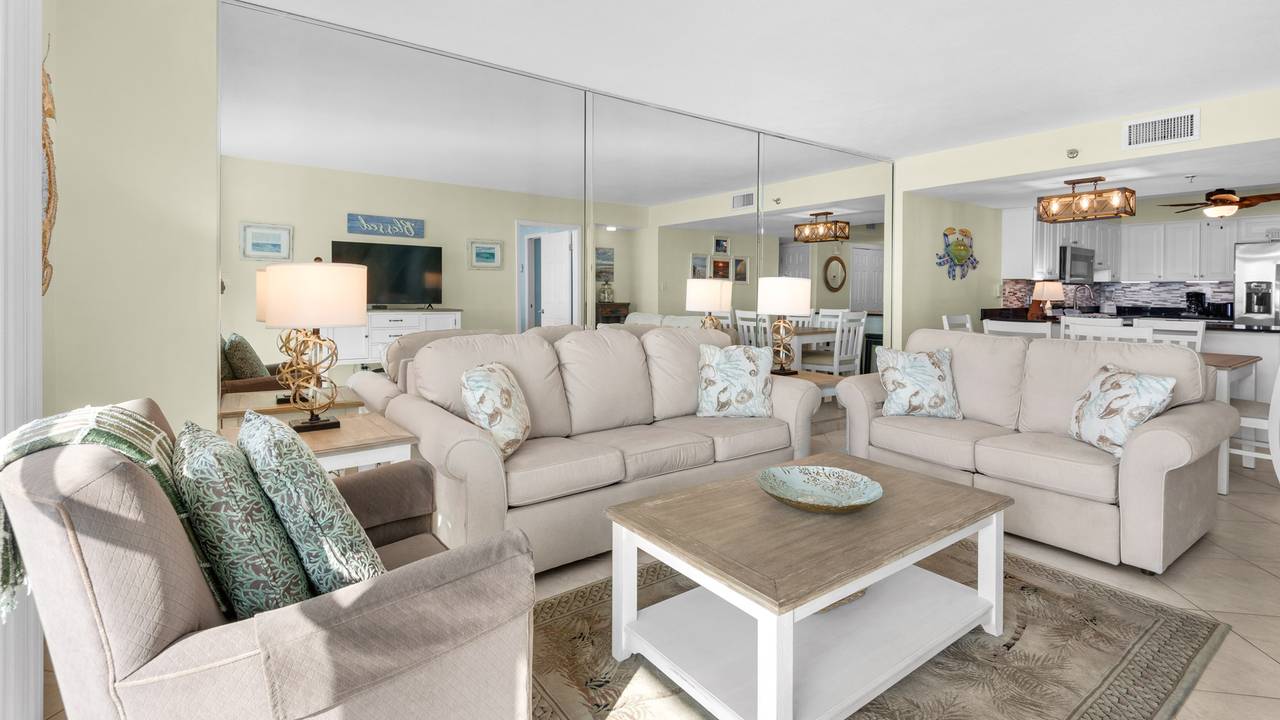 BeachCrest 803 Living area BeachCrest 803 Living area