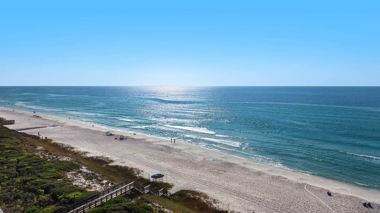 BeachCrest 803 Gulf views from the balcony BeachCrest 803 Gulf views from the balcony