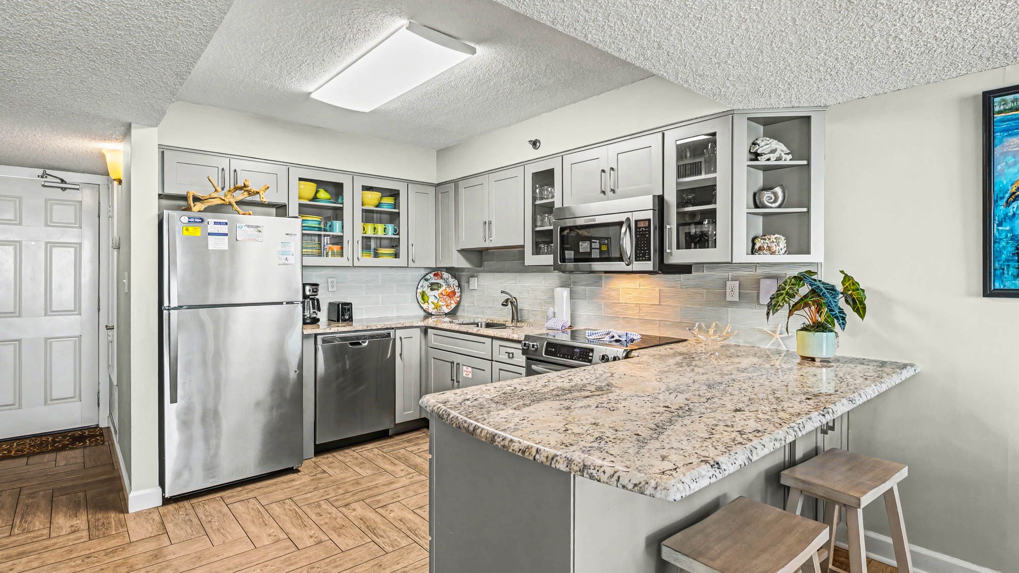 BeachCrest 804 - Newly updated kitchen area