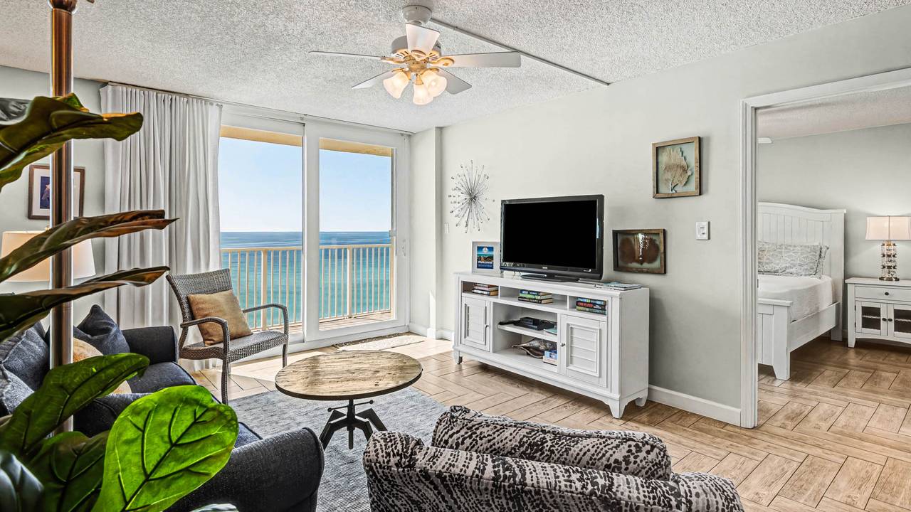 BeachCrest 804 - Newly updated living area with Gulf views BeachCrest 804 - Newly updated living area with Gulf views