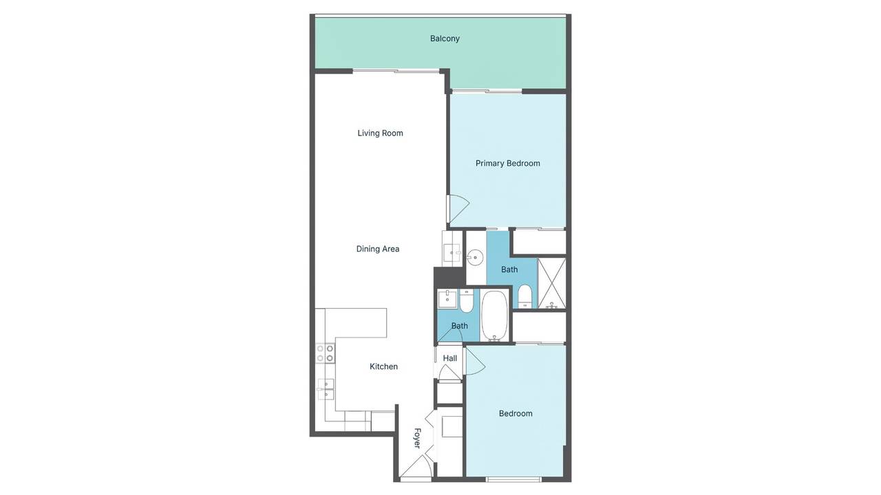 BeachCrest 804 - Floor Plan BeachCrest 804 - Floor Plan