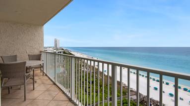 BeachCrest 804 Balcony with Gulf View BeachCrest 804 Balcony with Gulf View