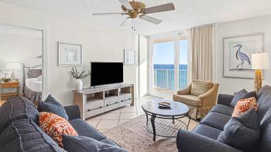 BeachCrest 805 - Updated living area with Gulf views BeachCrest 805 - Updated living area with Gulf views