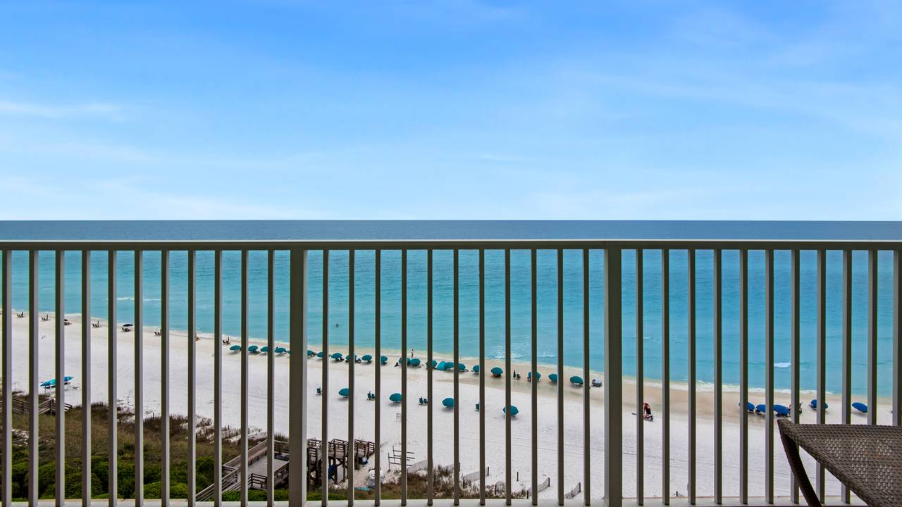 BeachCrest 805 Balcony and Views BeachCrest 805 Balcony and Views