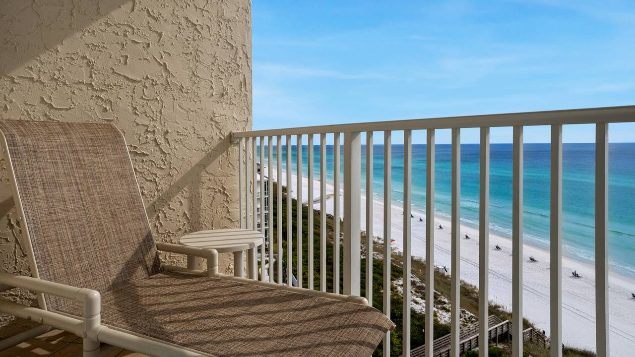 BeachCrest 902 Balcony and View BeachCrest 902 Balcony and View