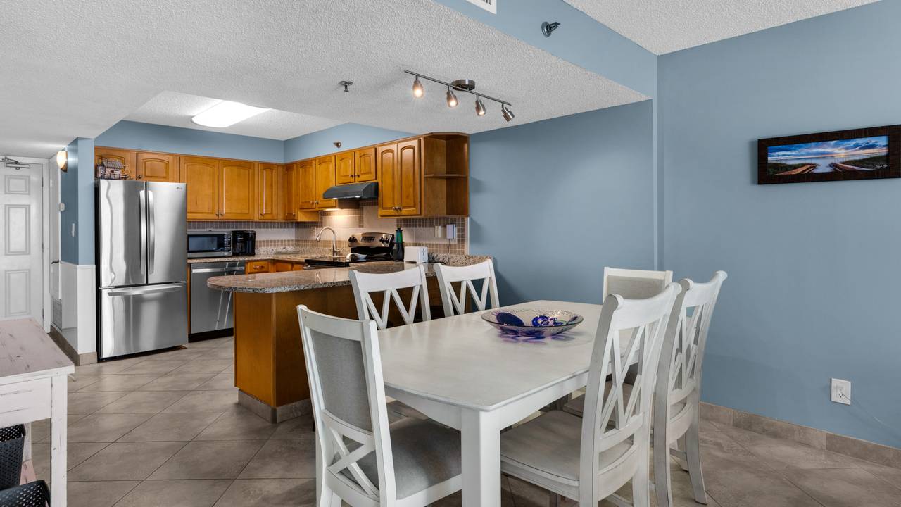 BeachCrest 904 Dining into Kitchen Area BeachCrest 904 Dining into Kitchen Area