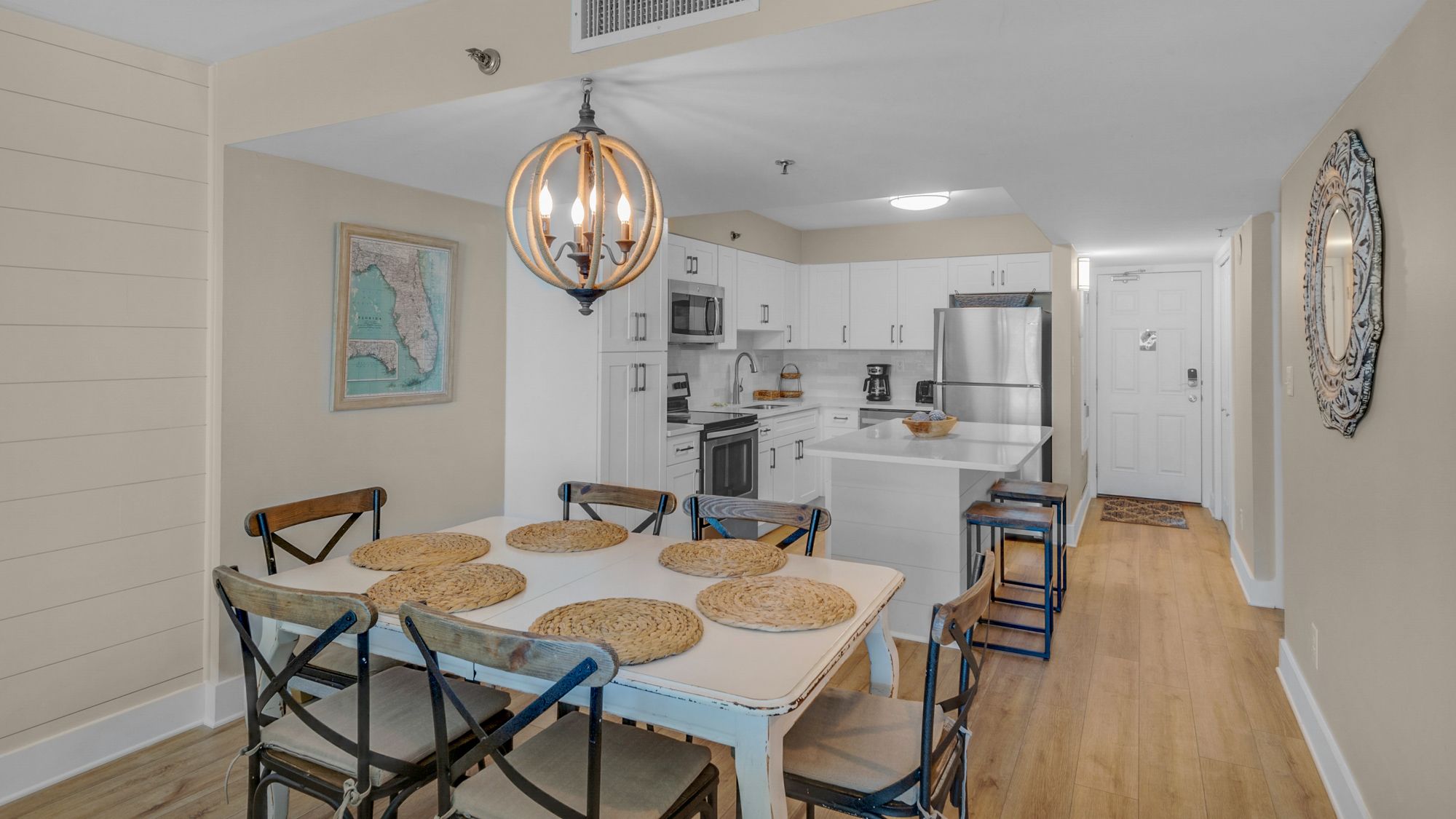 BeachCrest 1101 Dining into Kitchen