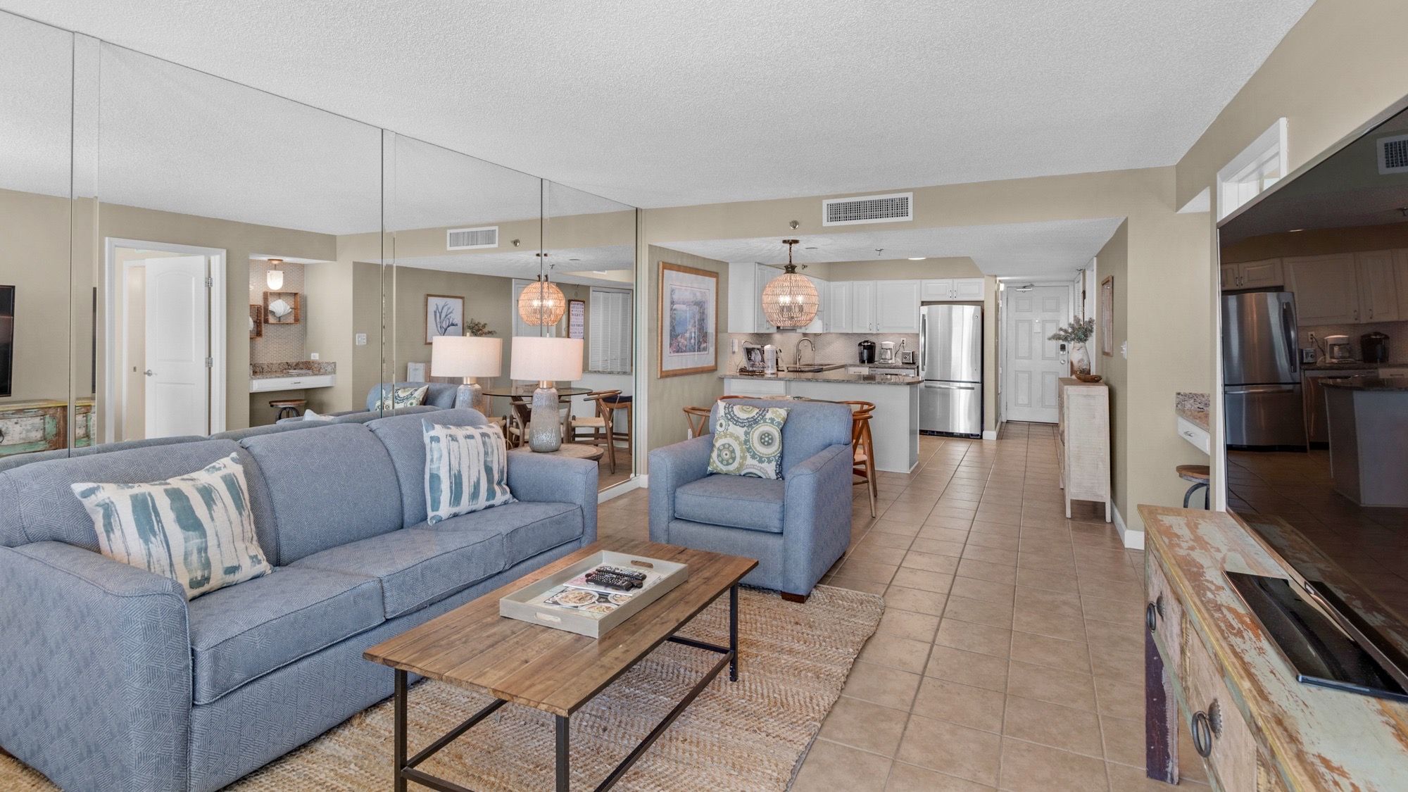 BeachCrest 1201 Living Area