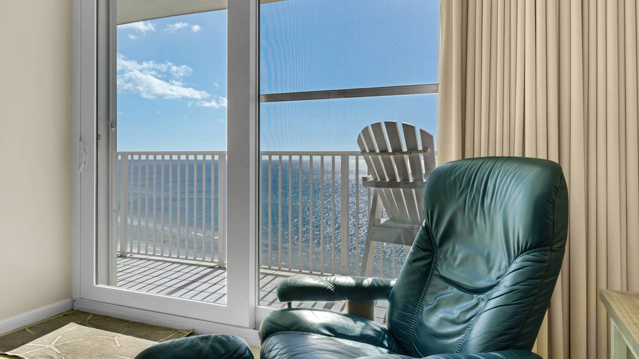 BeachCrest 1203 Living Area with Gulf View BeachCrest 1203 Living Area with Gulf View