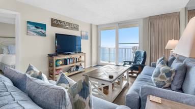 BeachCrest 1203 Living area with Gulf views BeachCrest 1203 Living area with Gulf views