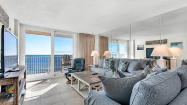 BeachCrest 1203 Living area with gulf view BeachCrest 1203 Living area with gulf view