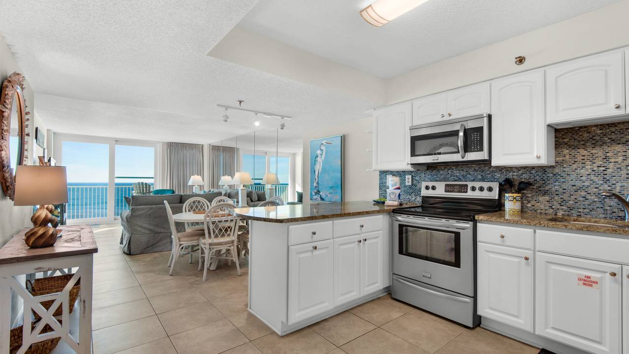 BeachCrest 1203 Living area with gulf view BeachCrest 1203 Living area with gulf view