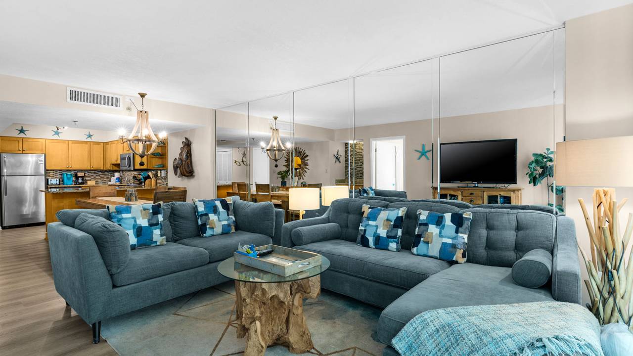 BeachCrest 1204 Living Area BeachCrest 1204 Living Area