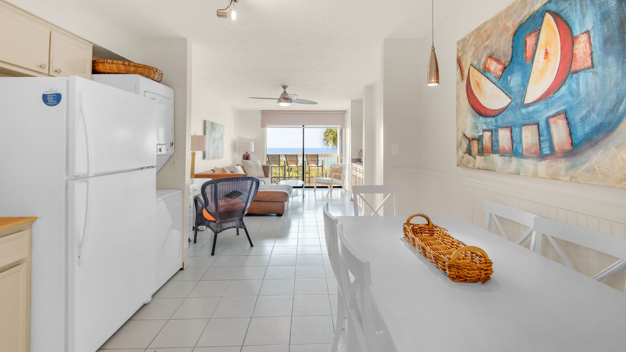 Beacons 4 Kitchen and Living Area with Gulf View