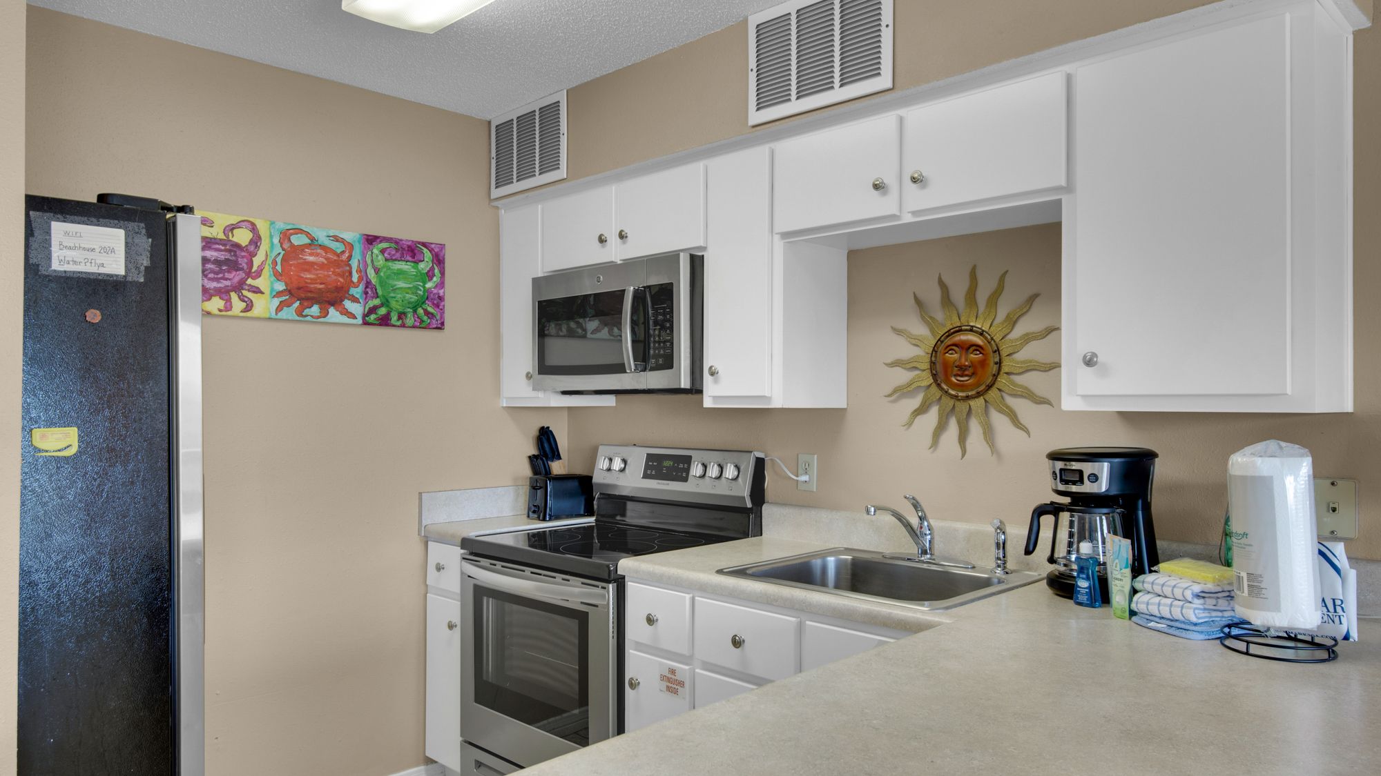 Beachfront II 202A Kitchen