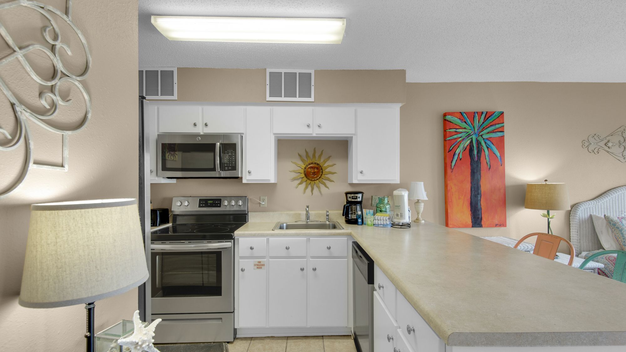 Beachfront II 202A Kitchen