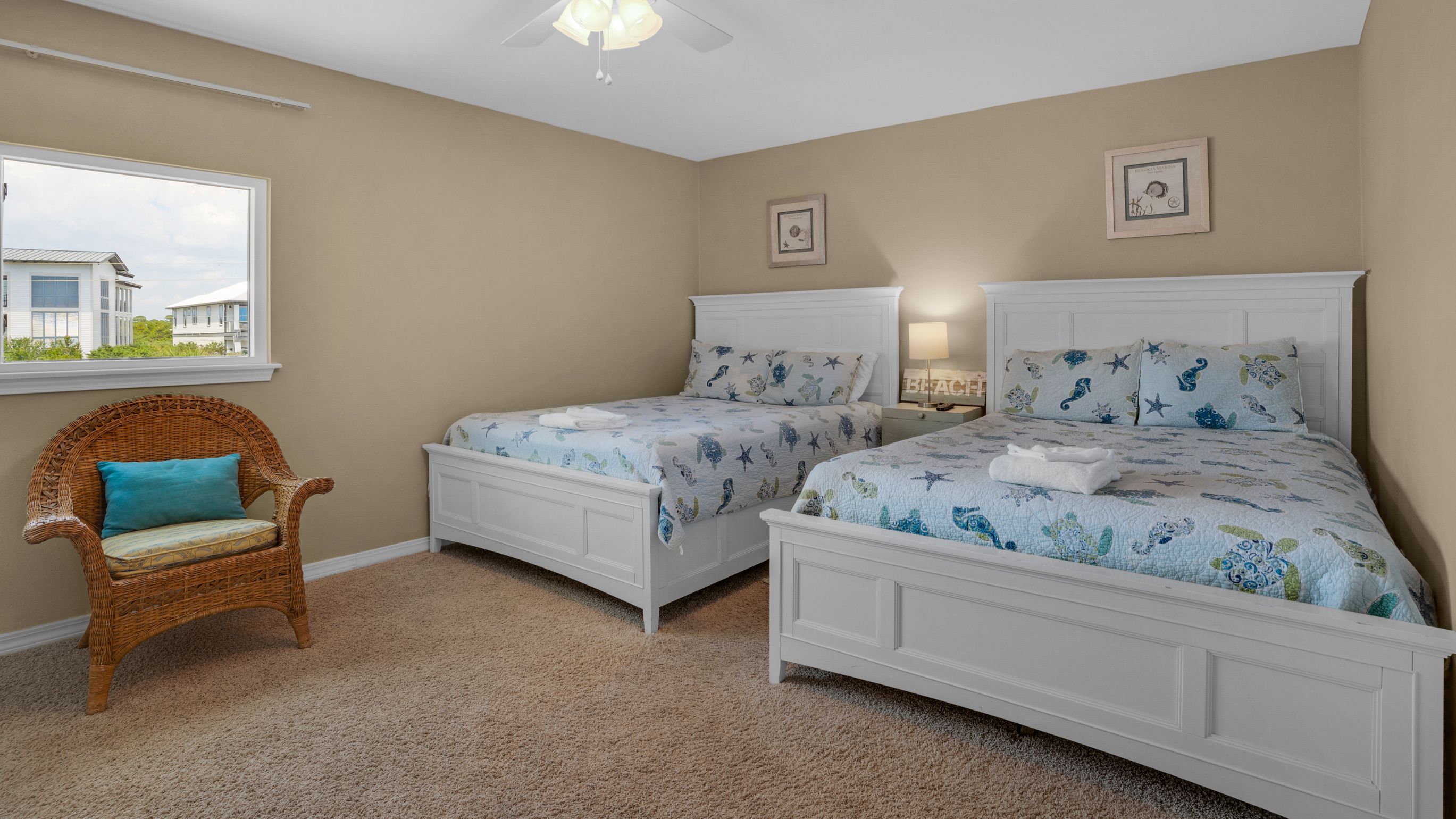 Blue Tide 3B Guest Bedroom with 2 Queen Beds