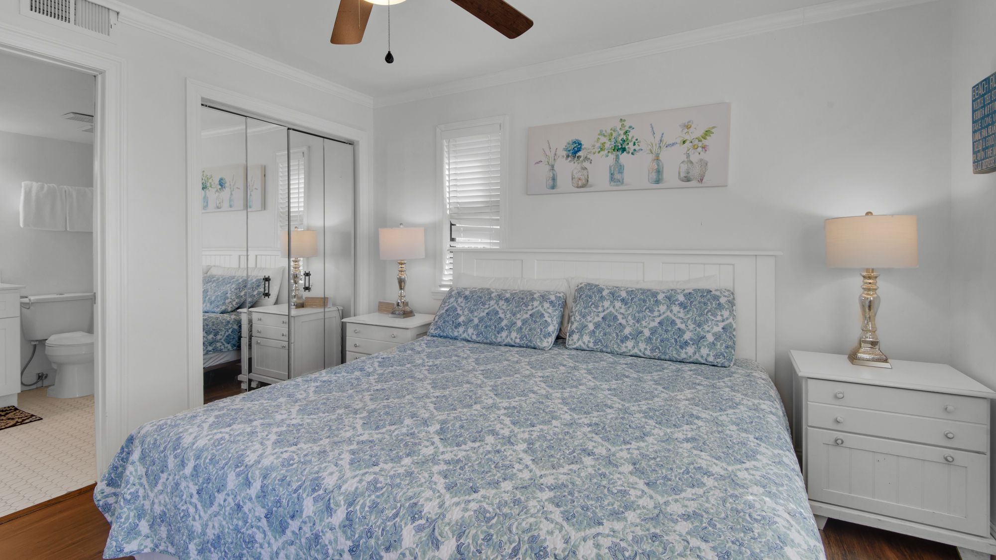 Beachside Condo 1 King Master Bedroom 