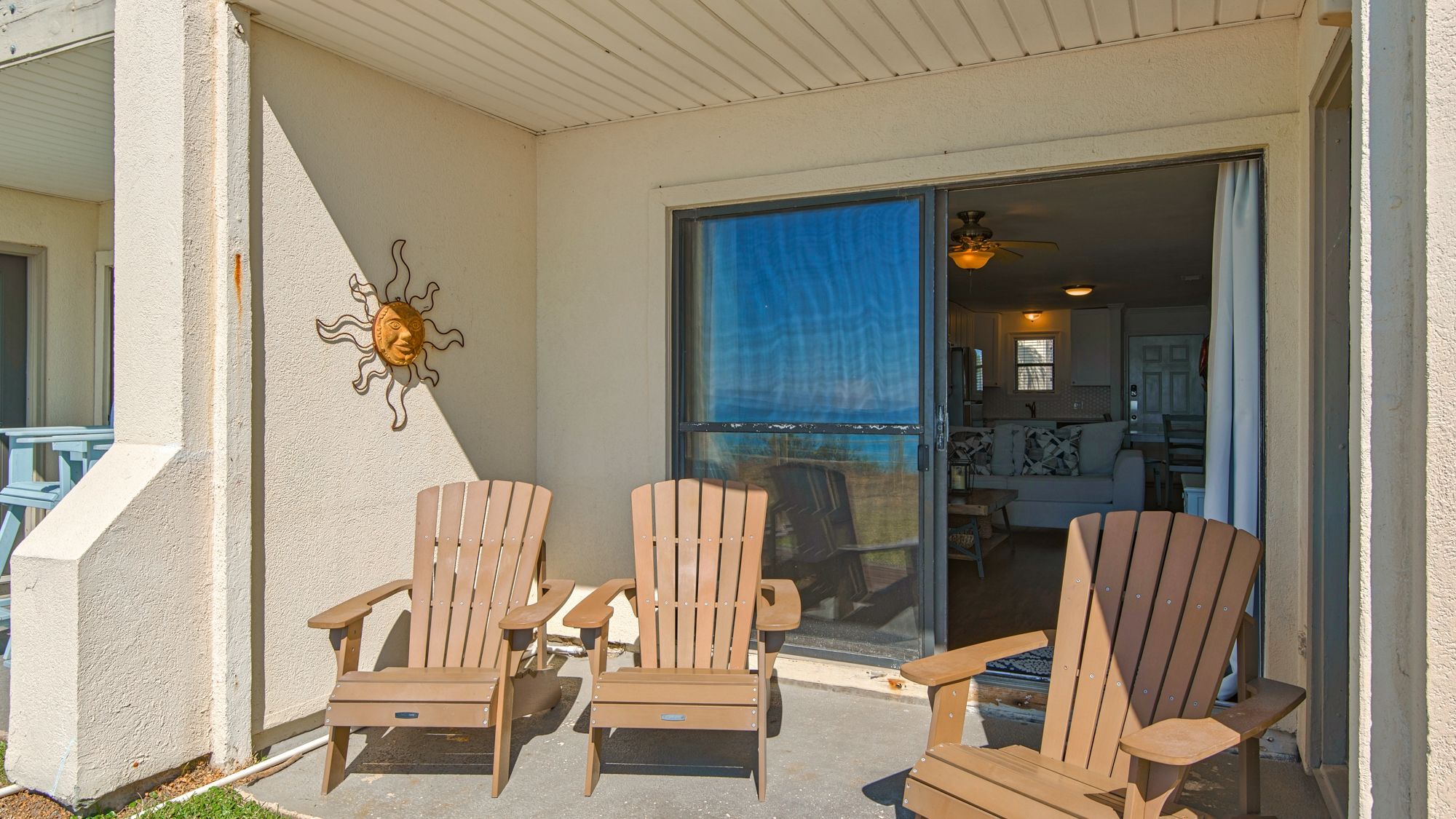 Beachside Condo 1 Gulf-Front Patio
