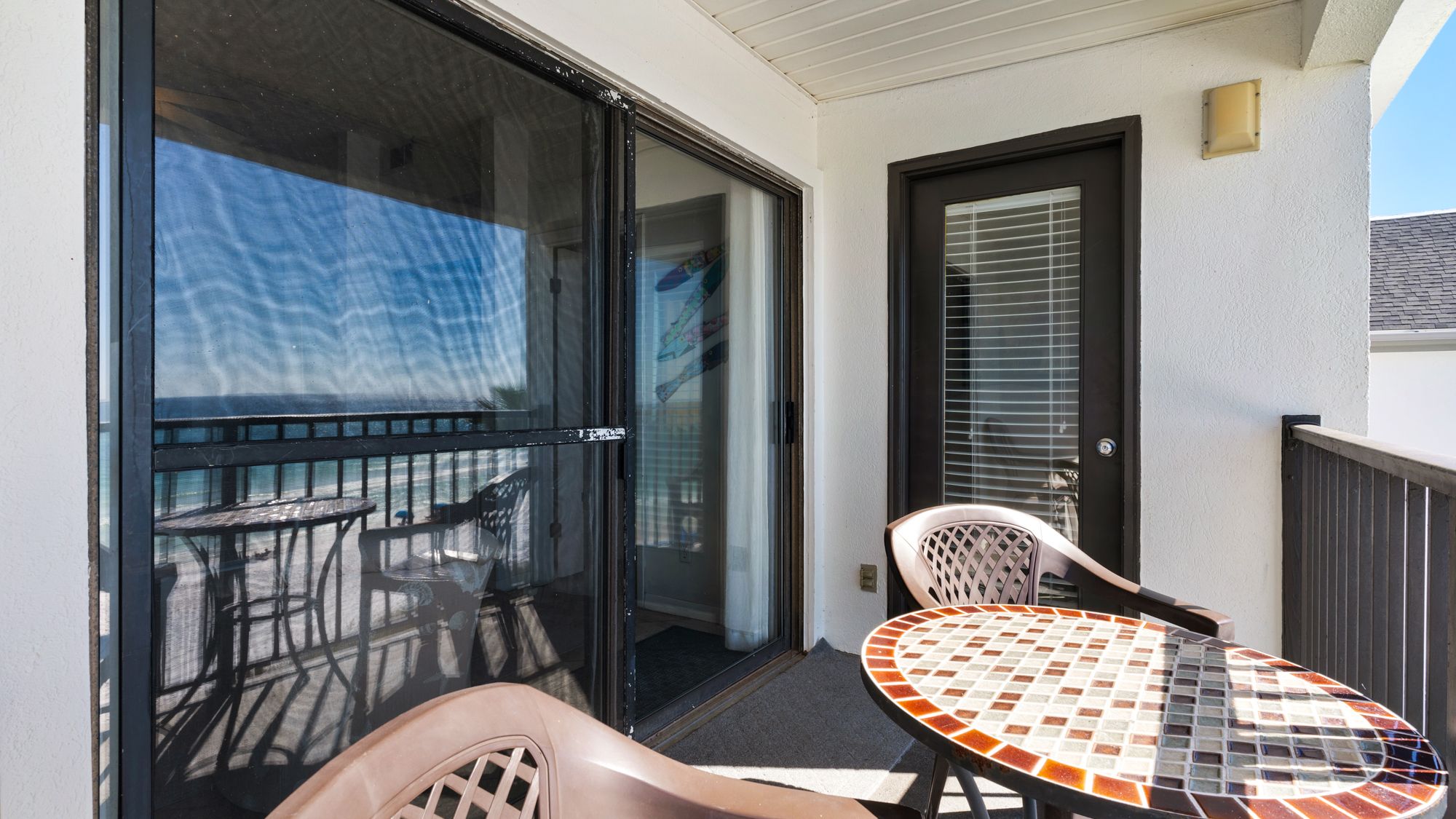 Beachside Condo 9 Balcony area