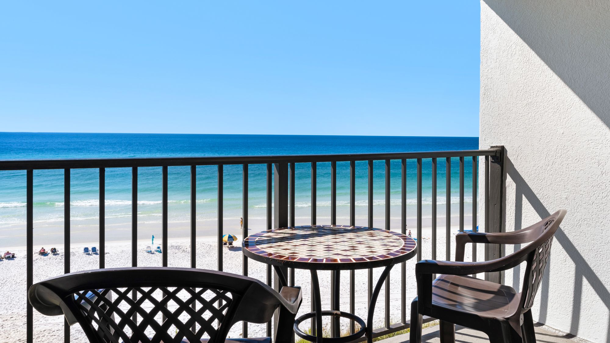 Beachside Condo 9 Balcony area