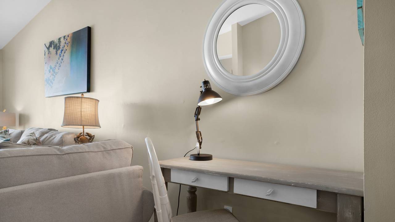 Beachside Condo 11 Desk Area Beachside Condo 11 Desk Area