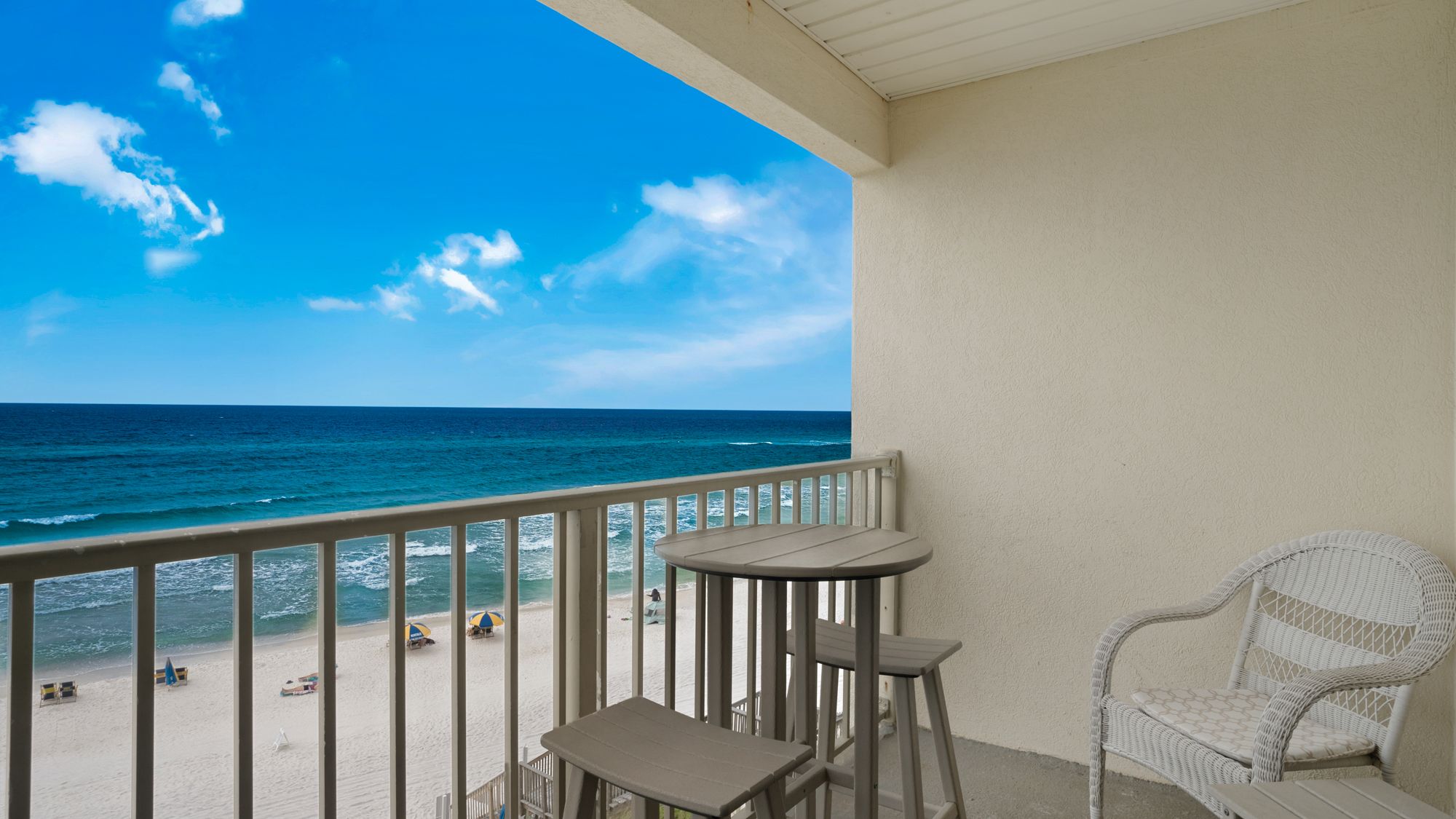 Beachside Condo 11 Balcony and Views