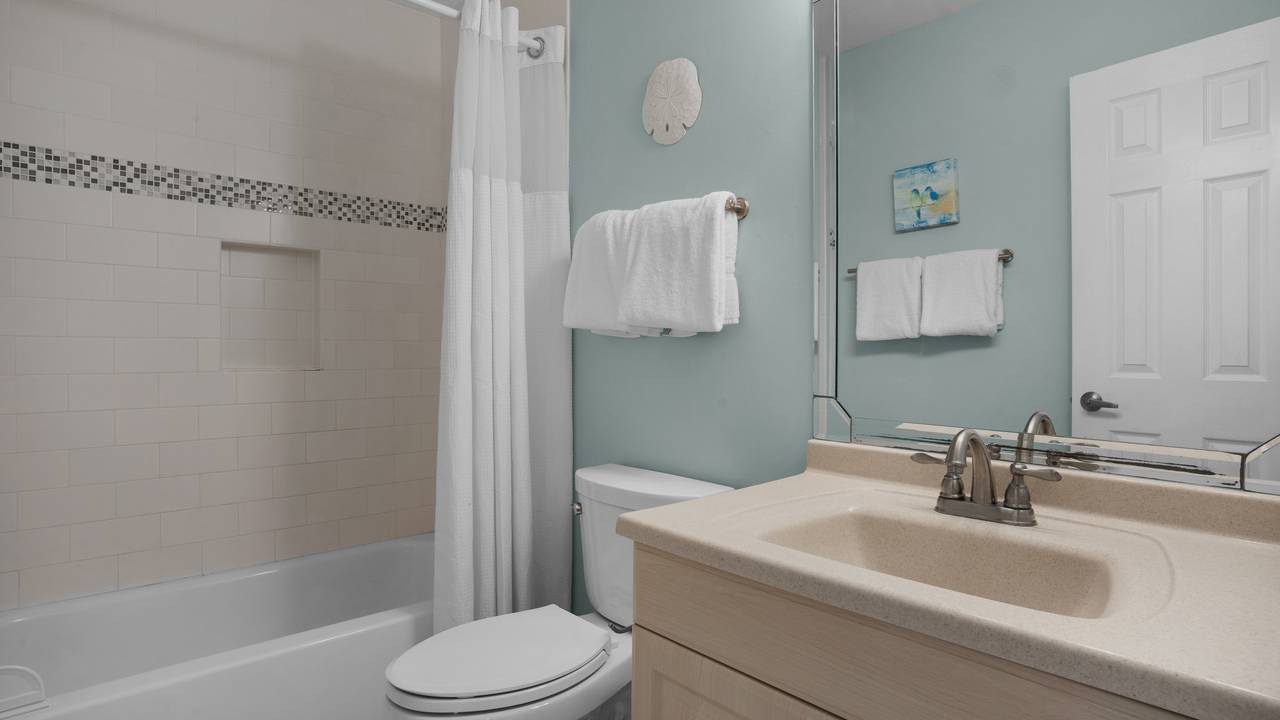 Beachside Condo 11 Guest Bathroom Beachside Condo 11 Guest Bathroom
