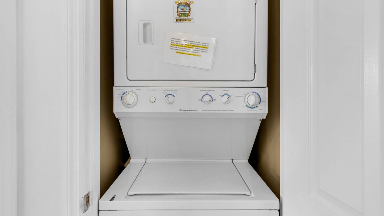 Beachside Villas 132 - Washer & Dryer Beachside Villas 132 - Washer & Dryer