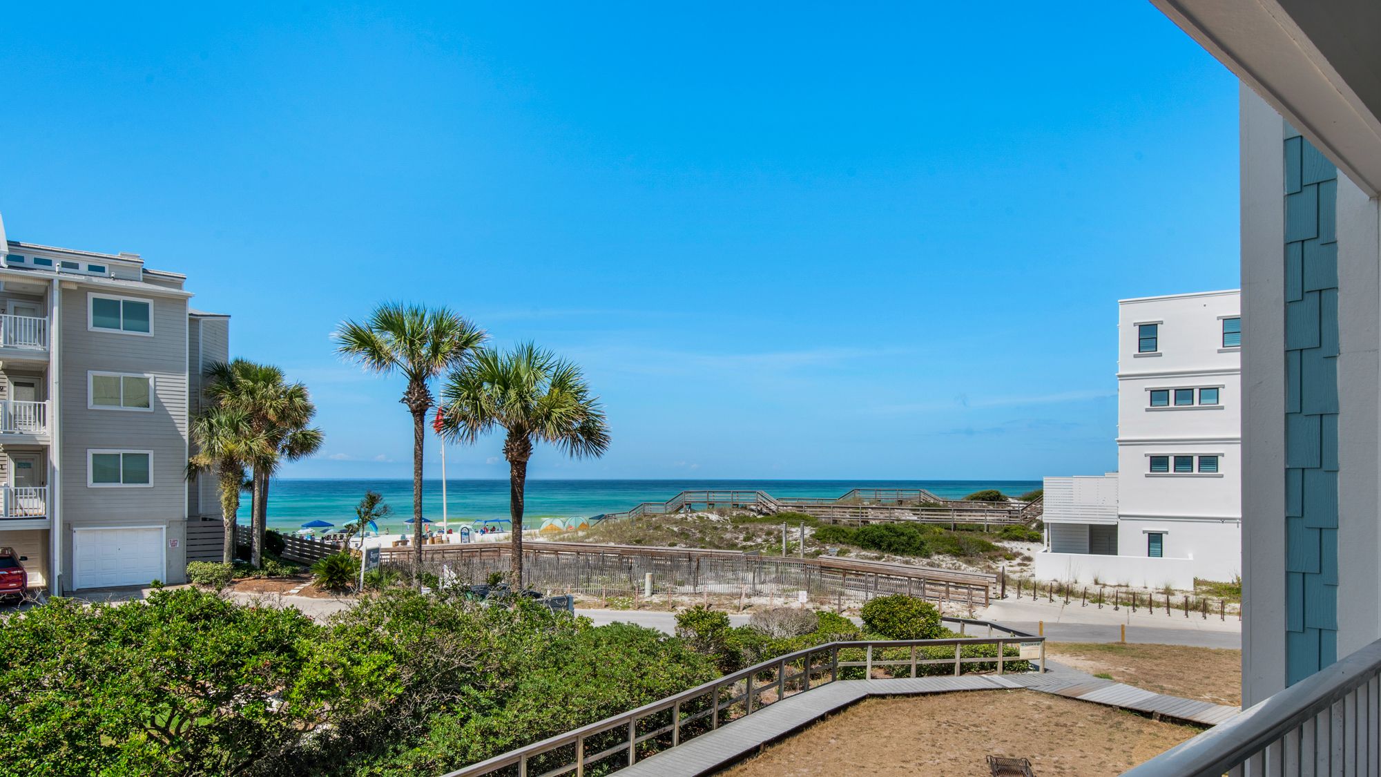 Beachside Villas 623 Balcony with Gulf View