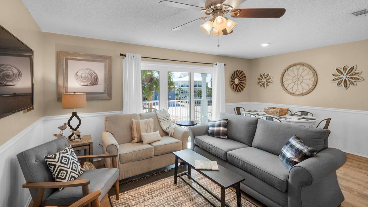 Beachside Villas 1122 Living Area Beachside Villas 1122 Living Area