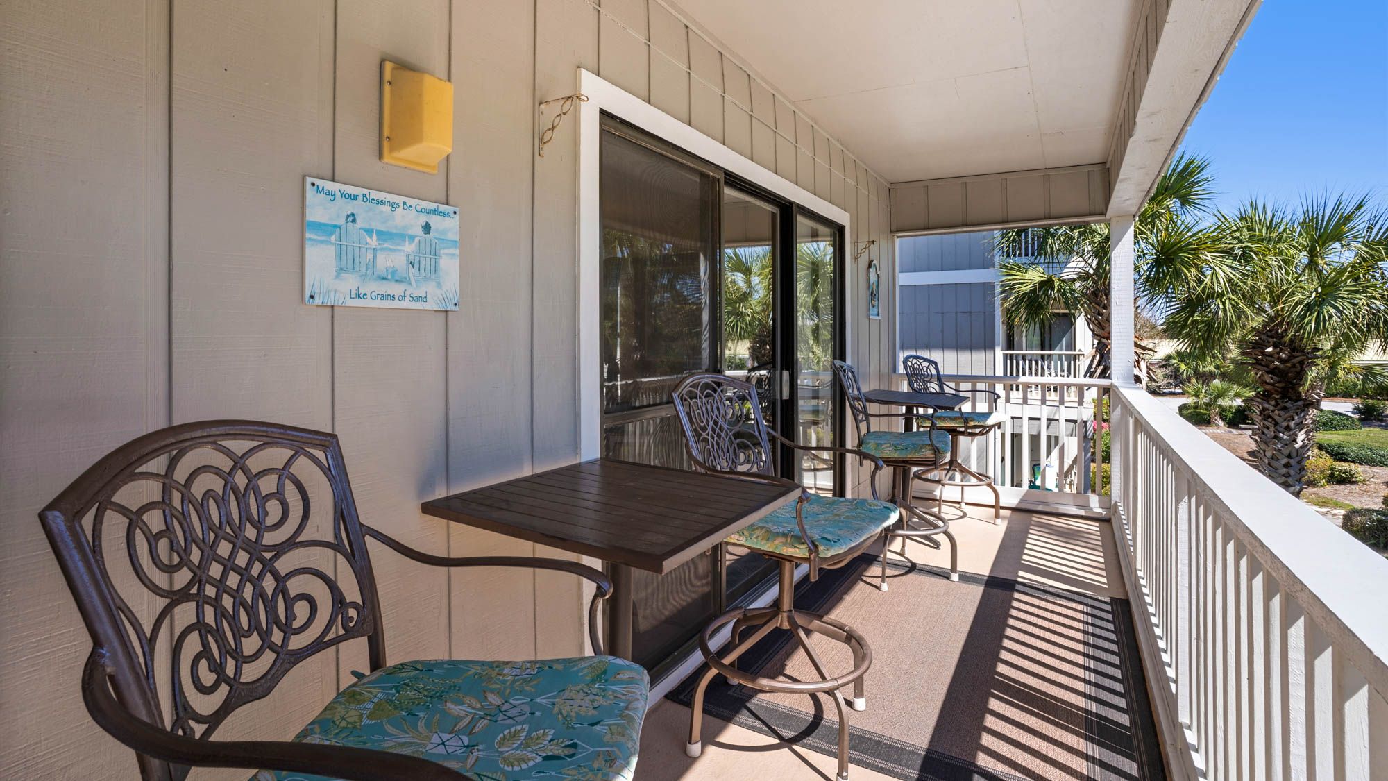 Beachwood Villas 13H Balcony