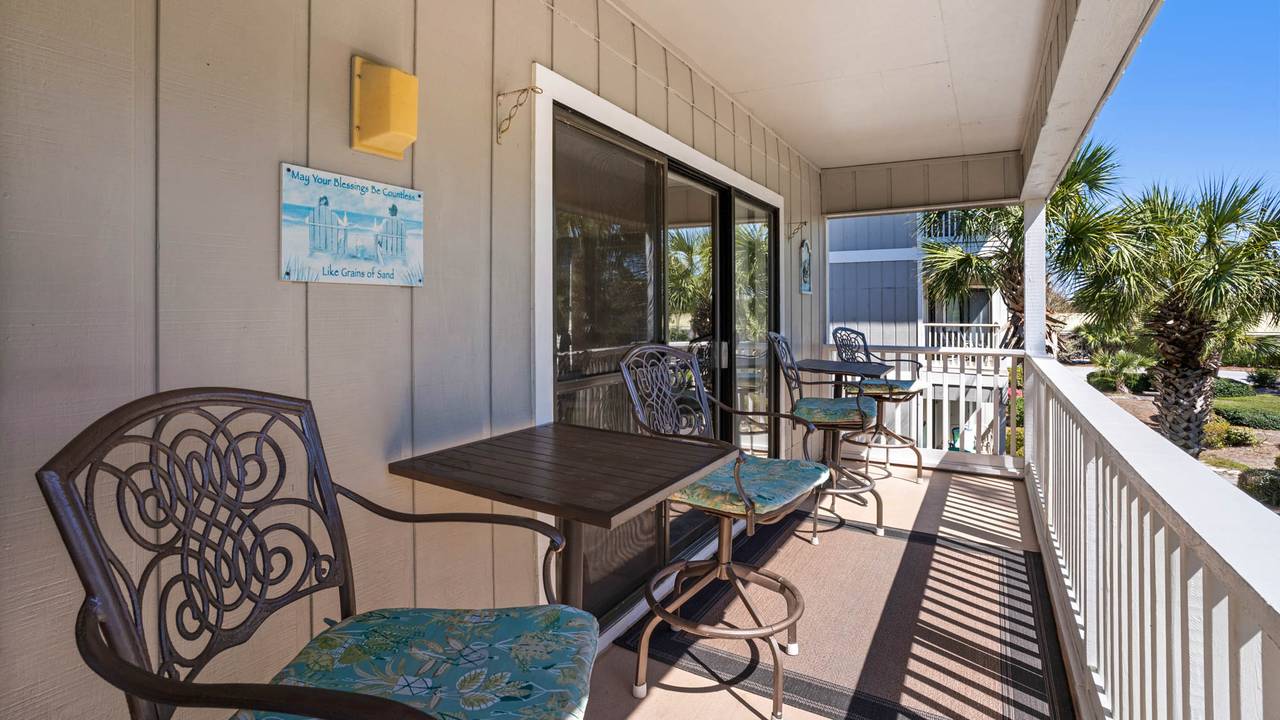 Beachwood Villas 13H Balcony Beachwood Villas 13H Balcony