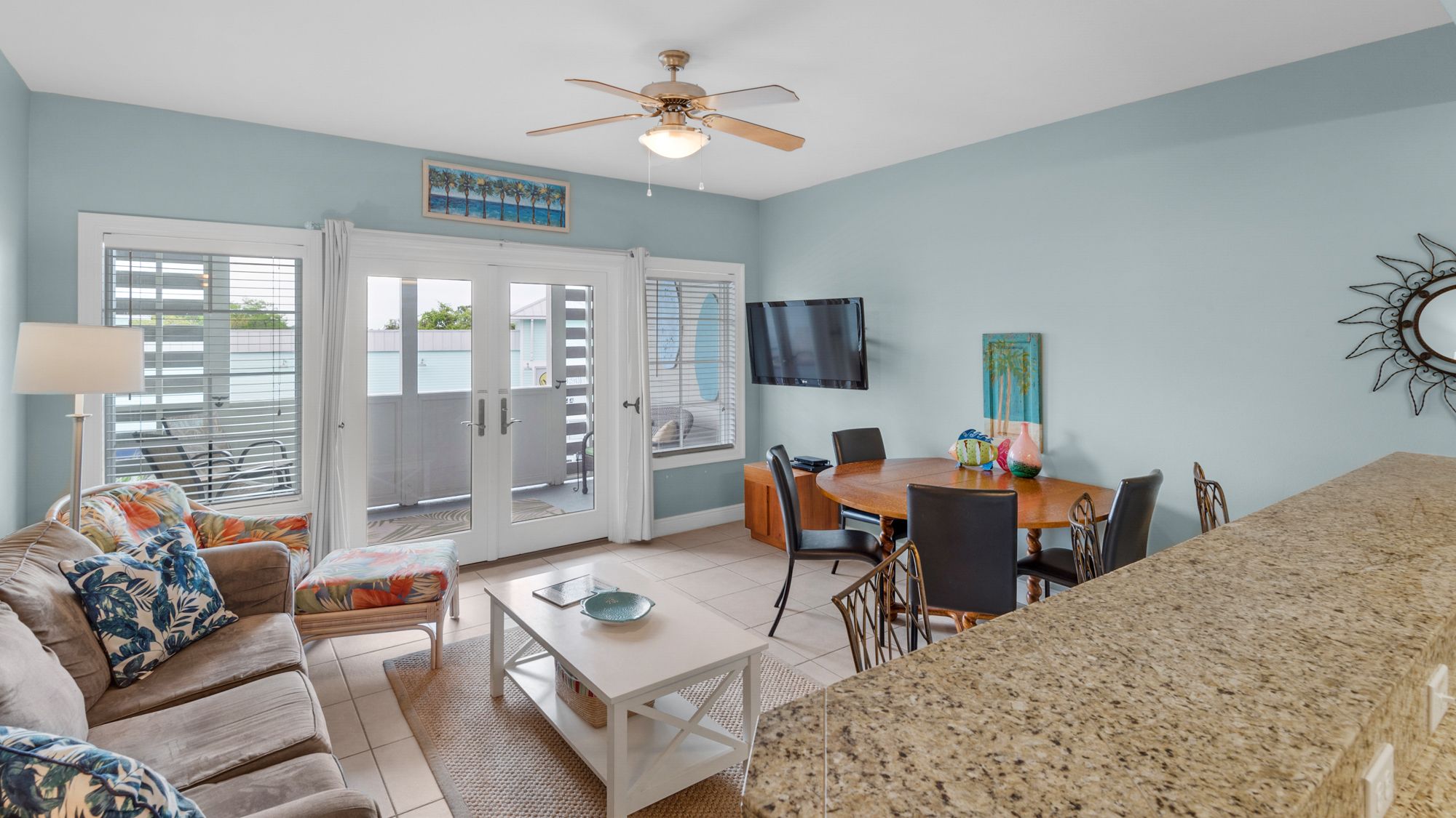 Cassine Station 302 Main Living Area and Kitchen