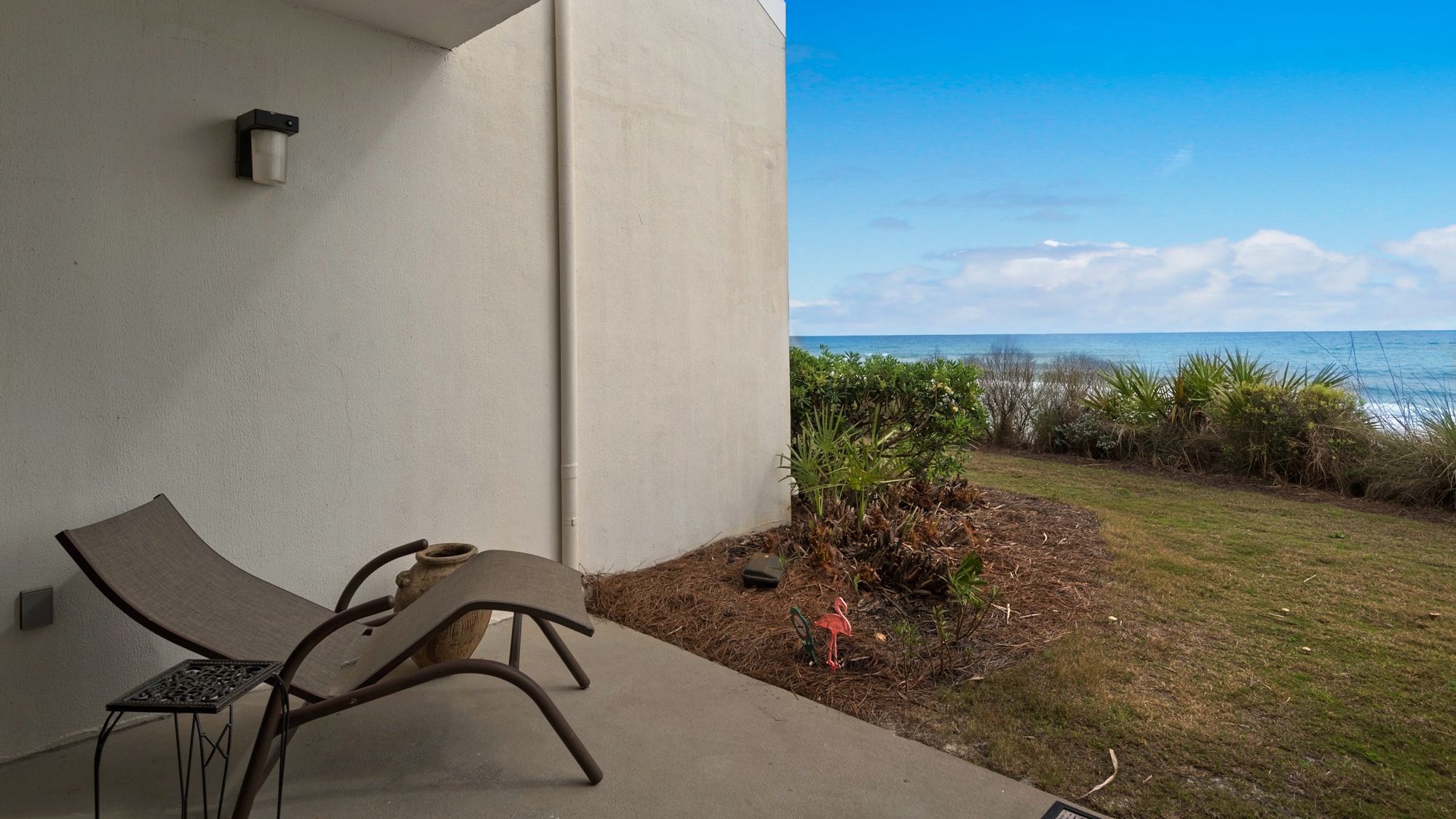 patio with gulf view