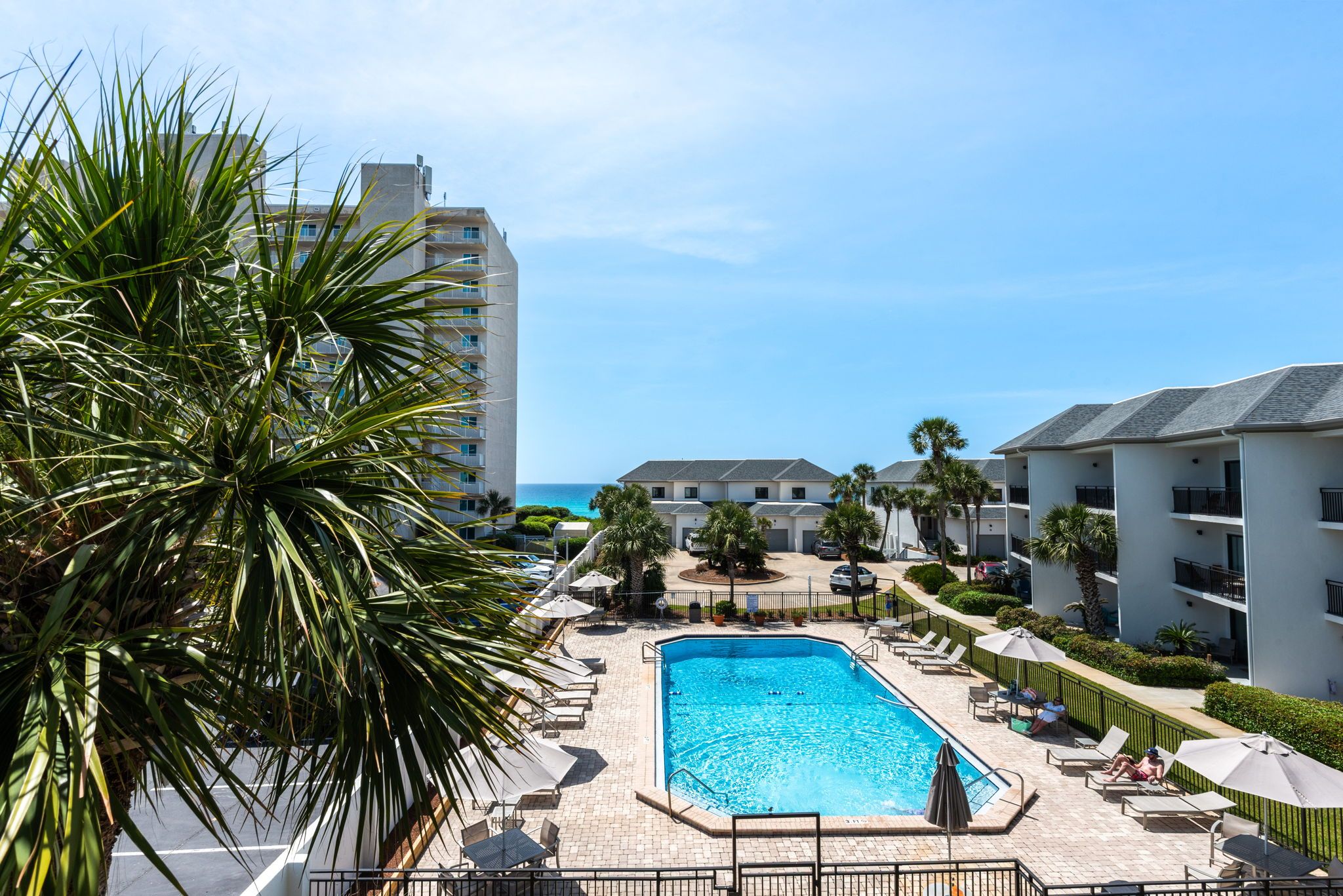Emerald Hill 36 - Pool & Gulf view from the balcony
