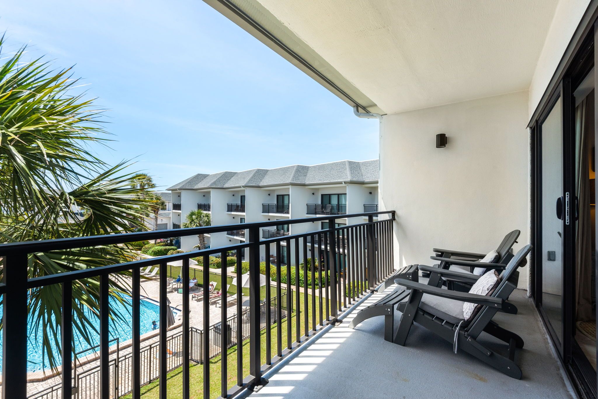 Emerald Hill 36 - Balcony with Pool & Gulf views