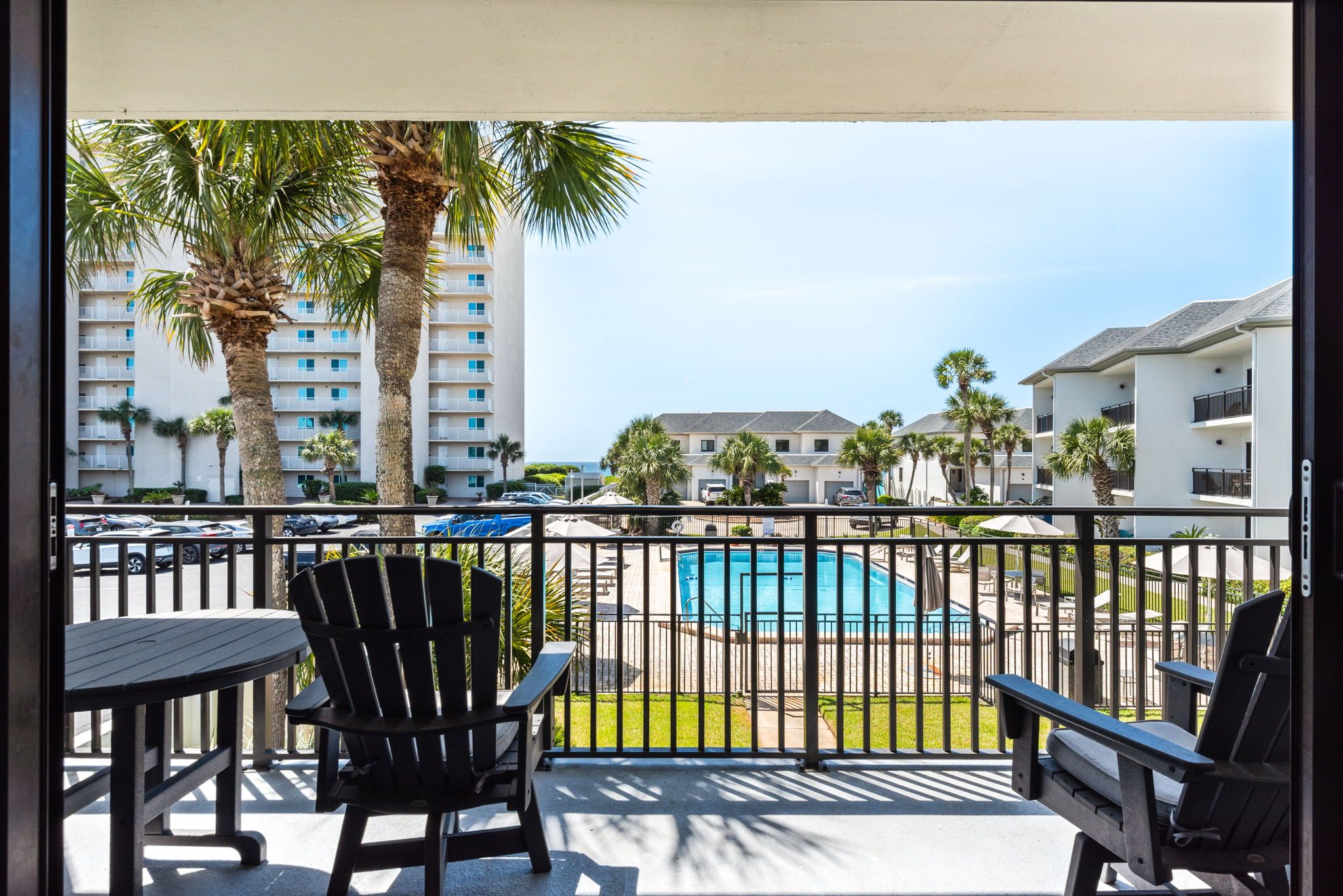 Emerald Hill 36 - Balcony with Pool & Gulf views