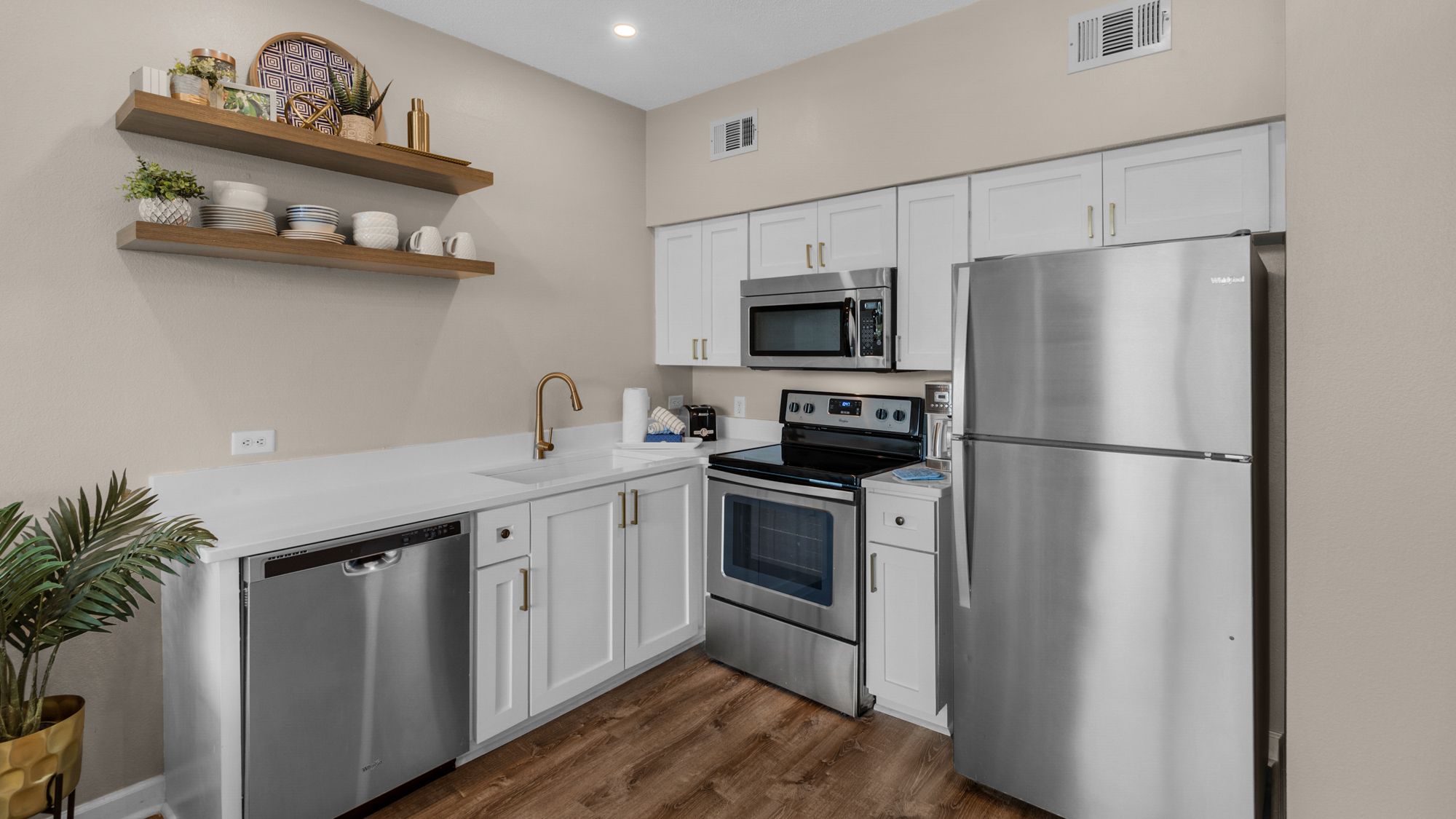 Gulf Place Cabanas 206 Kitchen