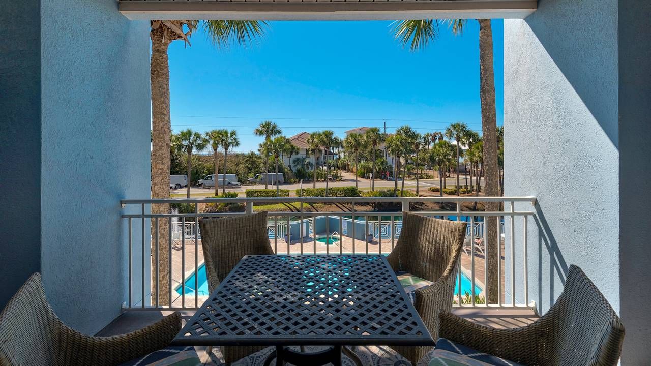 Gulf Place Cabanas 206 Balcony Gulf Place Cabanas 206 Balcony