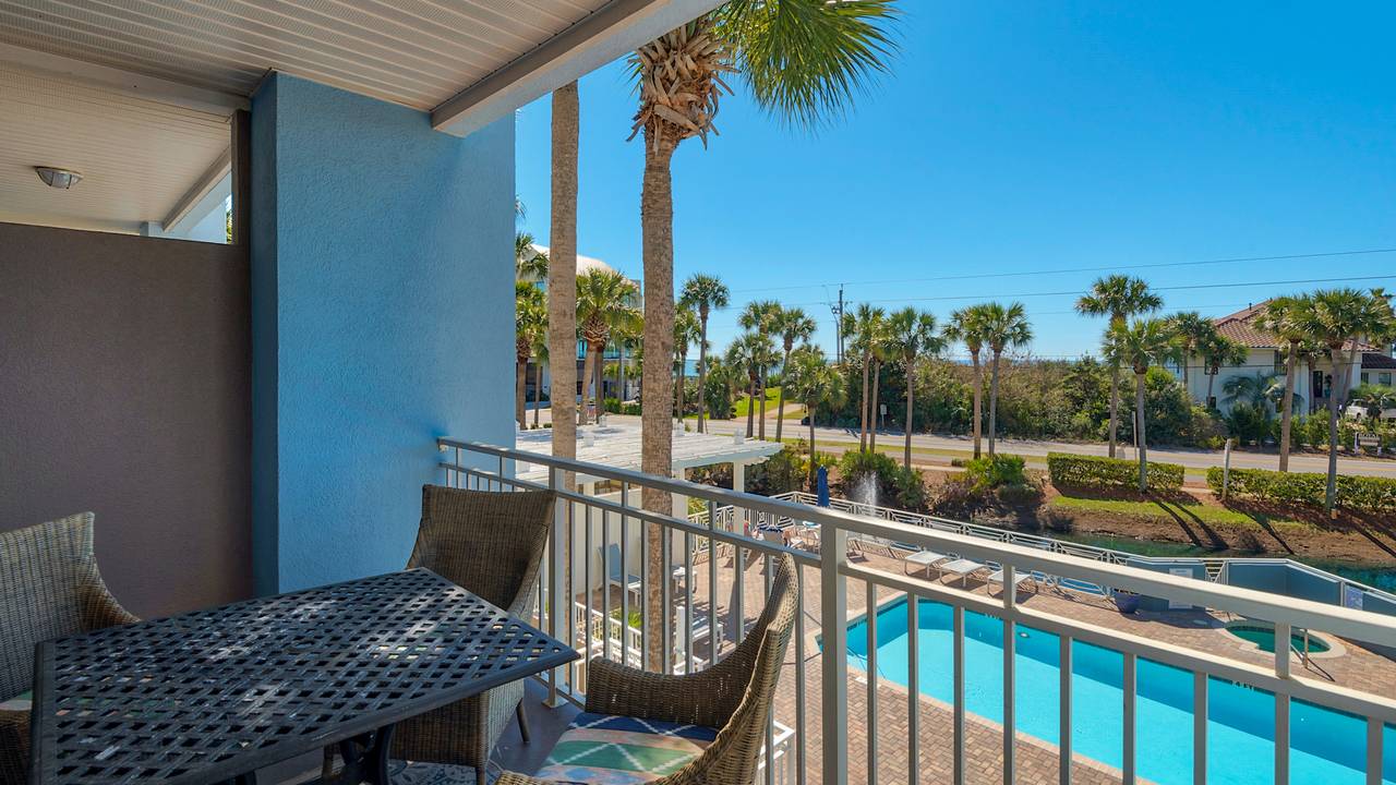 Gulf Place Cabanas 206 Balcony Gulf Place Cabanas 206 Balcony