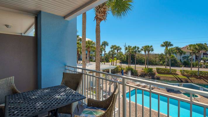 Gulf Place Cabanas 206 Balcony Gulf Place Cabanas 206 Balcony