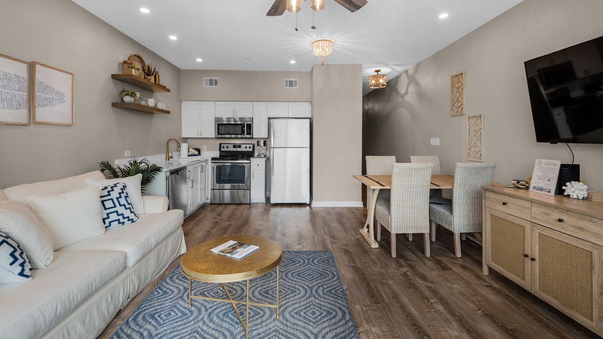 Gulf Place Cabanas 206 Kitchen