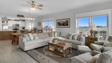 Grand Playa 401 Living Area with Gulf View Grand Playa 401 Living Area with Gulf View