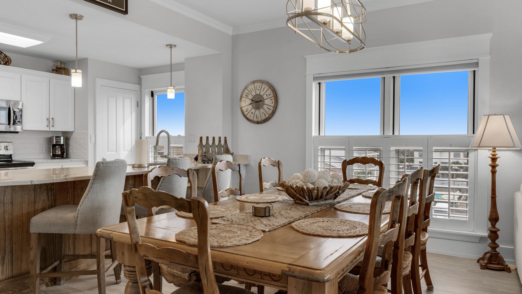 Grand Playa 401 Dining Table with Gulf View