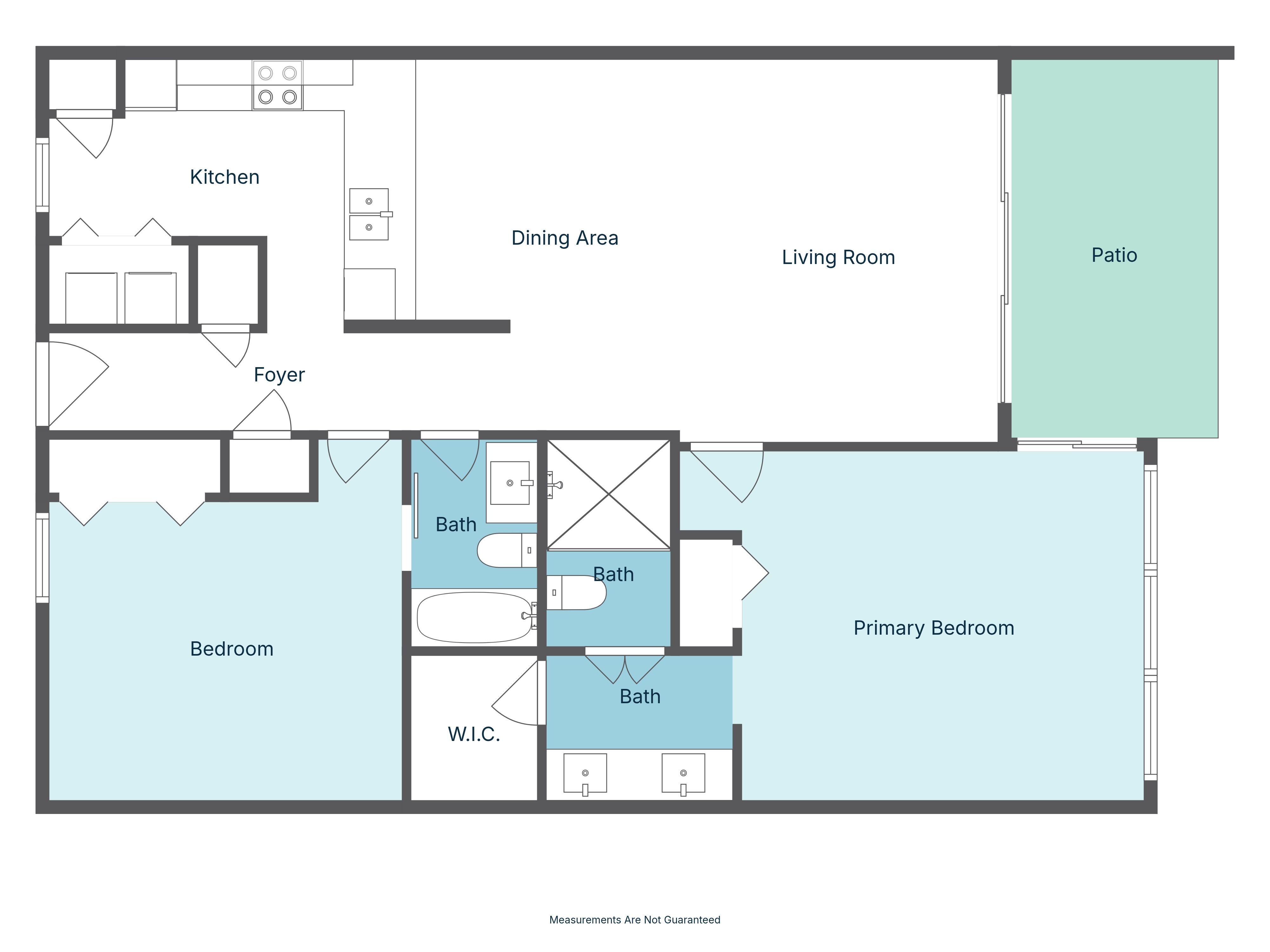 High Pointe Resort 132 - Floor Plan