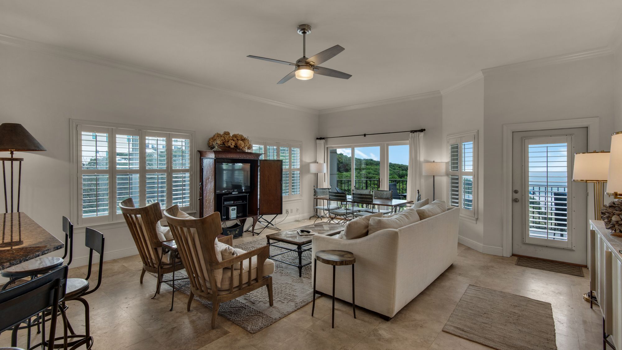 Legacy 101 Main Area with gulf views