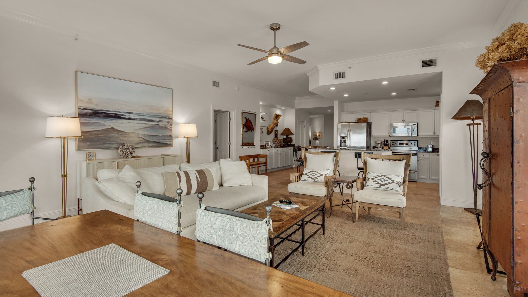 Legacy 101 Living Area into Kitchen