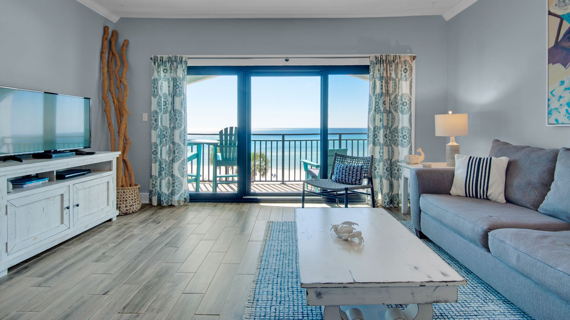 Palms A12 Living Area Gulf Views